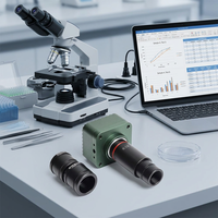 Adjustable Zoom Stereo Binocular Microscope with LED Lamp Source Microscope for Phone Repair Welding Jewelry Identification