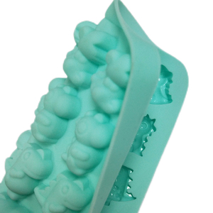 Форма для конфет из силикона в форме животных, синяя, 3D, пищевая, без бисфенола А, экологичная, для духовки, термостойкая - Product Image 3