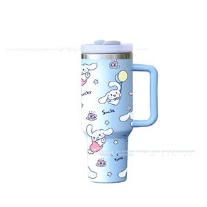 Cross-Border 40oz Handle Car Cup Thermos with Straw Carton Cold Ice <b>Mug</b> for Back to School Wholesale - Product Image 5