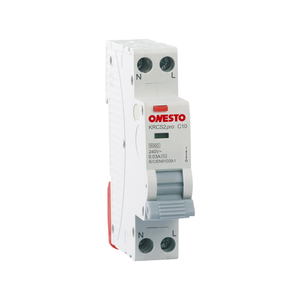 Interruptor Diferencial <span class=keywords><strong>ONESTO</strong></span> 1P+N RCBO de 18 mm, Interruptor de Corriente Residual de 10 mA, 30 mA, 40 A, Interruptor RCCB - Product Image 2