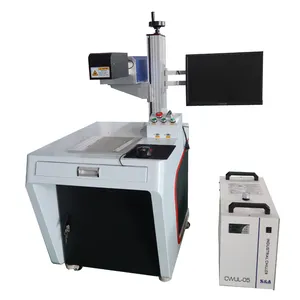 Máquina de marcação a laser uv 3d, profissional, alta precisão, 3w, 5w, fabricantes, marca, gravador uv para vidro de plástico