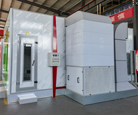 Cabine de peinture de Garage chauffante électrique professionnelle de haute qualité cabine de pulvérisation gonflable automatique pour la peinture de voiture et de meubles