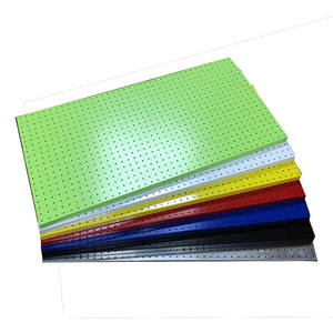 In de aanbieding: 1/4 inch gatenmaat, zwart hangbord, wandmontage, pegboard, garage gereedschapsopslag, metalen houder, pegboard - Product Image 5