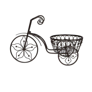 Soporte de Metal para Macetas con Forma de Triciclo, Soporte de Metal para Macetas de Interior y Exterior, Decoración de Bicicleta para Plantas - Product Image 2