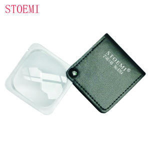 STOEMI 6764 2X Mini loupe de poche carrée pliable et portable Loupe/Loupe - Product Image 2