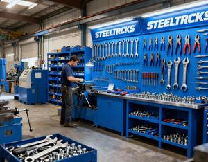 STEELTREKS Hardware, Herramientas Eléctricas de Alta Potencia, Nuevo Martillo Perforador Rotatorio Industrial con Diseño de Absorción de Impactos para Perforar Ladrillo y Hormigón - Product Image 6