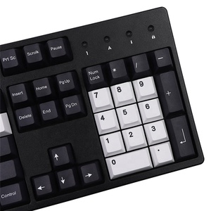 Teclas GMK Cherry V2 PBT, perfil Cherry, 135 teclas, sublimación de tinta, blanco y negro, para teclado mecánico, distribución <span class=keywords><strong>UK</strong></span>/IT/DE/US/FR/ES - Product Image 3