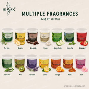 Pâte de <span class=keywords><strong>cire</strong></span> à sucre végétalienne parfumée à l'aloe vera, naturelle, 425g, en pot PP, sans bandes, pour l'épilation des poils, pour peaux sensibles - Product Image 2