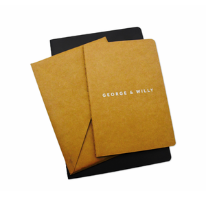 Nouveaux cahiers à reliure filaire avec impression personnalisée, couverture en papier kraft écologique, formats A5 et A6, pour l'écriture personnelle - Product Image 2