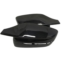 Coques de rétroviseurs en fibre de carbone pour BMW G20 G21 Série 3 M340i M Performance, carbone sec