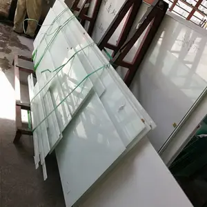 Cut To Size 8mm Colored Tempered Painted Glass For Buildings