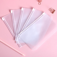Pochettes transparentes en PVC avec fermeture éclair A4 B5 A5 A7 A6 pour classeur budgétaire, inserts de classeur en plastique à 6 trous, pochette à feuilles mobiles