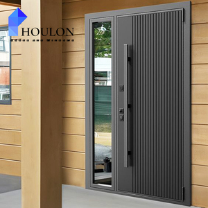 <span class=keywords><strong>Porte</strong></span> <span class=keywords><strong>d</strong></span>'entrée principale double de style européen de sécurité bon marché fantaisie <span class=keywords><strong>porte</strong></span> en aluminium pour la maison - Product Image 5