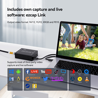 Ezcap USB 3.0 HDMI SDI Çift Girişli Yakalama Kartı 4K Canlı Yayın Video Cihazı Oyun Yayını SDI Kamera 4K30 Linux Desteği