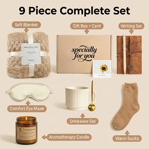 Coffret Cadeau Relaxation Lunaire 9 Pièces pour Femme – Couverture Douillette et Journal – Idéal pour l'Autosoins, Anniversaire ou Remerciement - Product Image 3