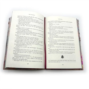 Tùy Chỉnh Thiết Kế Bìa Cứng Bạc Vàng Mạ Vàng Truyện Tranh Manga Anime Câu Chuyện Viễn Tưởng Cuốn Tiểu Thuyết Bìa Cứng Phun Cạnh In Ấn Cuốn Sách - Product Image 5