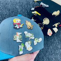 Épingles en émail personnalisées en dollar, symbole drôle d'argent, insigne en émail doux, épingles en dollars USD de dessin animé