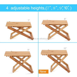 Portable Bamboo Wooden Toilet <strong>Small</strong> Folding <strong>Foot</strong> <strong>Stool</strong> - Product Image 3