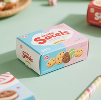 Boîtes d'emballage de biscuits avec logo imprimé personnalisé Boîtes d'emballage pour biscuits, snacks, desserts et pâtisseries Boîtes à biscuits alimentaires