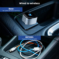 Adaptador Carplay/Android Auto al por Mayor OEM ODM, Dongle USB de Diseño Mini, Sin Cables, Sin Necesidad de Aplicación, 2 en 1, Instalación Fácil y Rápida