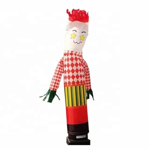 Kit de Sky Dancer Gonflable d'Halloween : Squelette et Fantôme Sanglant, Marionnette Aérienne Dansante avec Souffleur et Support, Thème Horreur - Product Image 3