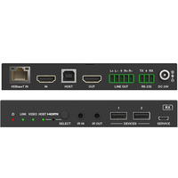 Conmutador de Presentación 4x2 HDMI/USB-C 4K60 sin Interrupciones con HDBaseT 3.0, Salida de 70 m