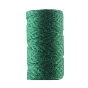 1.5mm 2 plis couleurs de teinture de ficelle de jute pour les cordes d'emballage de macramé