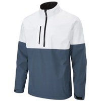 Veste de golf pour hommes avec motif de marque privée personnalisée à la mode, couleur patchwork, imperméable en nylon