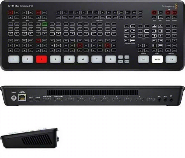 USD1285 Free Ship 8 channel BMD Atem Mini Extreme ISO black magic design Fast Video Production Live Streaming