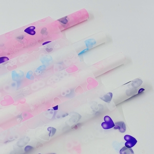 Xitai Matte Chi Nhánh Tình Yêu Không Thấm Nước Bó Quà Tặng Giấy Gói Cho Hoa Bán Buôn - Product Image 2