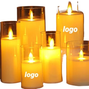 Ensembles de bougies LED pour la décoration de mariage, accessoires de jeu ScriptKilling, célébrations de Noël - Product Image 1