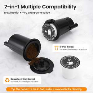 Machine à café Offre Spéciale maison 3 en 1 <span class=keywords><strong>Cafe</strong></span> <span class=keywords><strong>Ese</strong></span> Pod Machine à café expresso avec distributeur de lait - Product Image 2