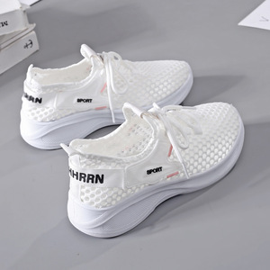 New Hollow Breathable Women's Shoes, Non-slip Soft Sole Casual Sneakers, Fashion Lightweight Summer Running Shoes - Product Image 2