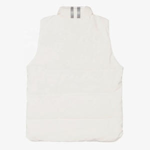 Vêtements d'extérieur décontractés, couleur unie, doux, chaud, blanc, col montant, garçon, <span class=keywords><strong>manteau</strong></span> rembourré, veste gilet - Product Image 2