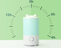 Vente directe usine Chine : Humidificateur ultrasonique portable de bureau 800 ml, diffuseur d'aromathérapie à brume froide avec bouton, pour usage domestique et hôtelier