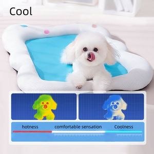 Pet Cooling <b>Mat</b> Soft Breathable Luxury Modern Dog <b>Cat</b> Eco-Friendly Oxford Fabric Teddy Cartoon Pattern Spring/Summer Use - Product Image 2