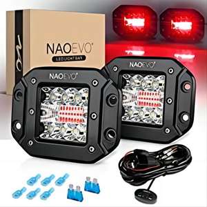 Ampoule de camion NAO 3 "4 5 pouces Led Off Road Light Spot Combo Driving Fog Lamp Cupe Pods Offroad SUV Truck Car Work Light Bar for Ca - Product Image 1