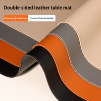Qualité Double face disponible en cuir bureau ordinateur tapis de bureau Sublimation tapis de souris blancs grand tapis de souris