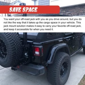 Support pour cric <span class=keywords><strong>de</strong></span> levage hydraulique, pour Jeep Wrangler JL, supports <span class=keywords><strong>de</strong></span> montage arrière, pour tout-terrain - Product Image 6