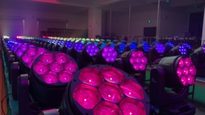 테마 파크 및 나이트 클럽을위한 DJ 디스코 및 화이트 효과 조명을위한 7*40W RGBW 4in1 LED 워시 무빙 헤드 무대 라이트 바 - Product Image 6