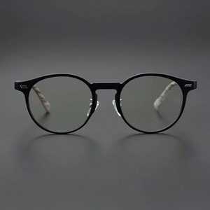 Lunettes Rétro Ultralégères pour Hommes Blocage <span class=keywords><strong>de</strong></span> la Lumière Bleue Vintage Cercle Grain <span class=keywords><strong>de</strong></span> <span class=keywords><strong>Bois</strong></span> Plastique Armazones <span class=keywords><strong>De</strong></span> Lentes - Product Image 2