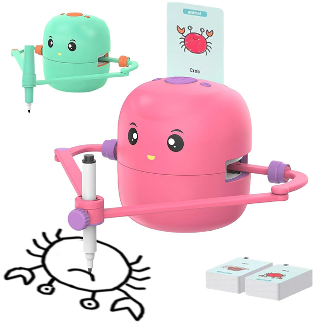 The 2025 New Intelligent Automatic Drawing Robot for Early Education and Intelligence, a Birthday Gift Toy for Girls