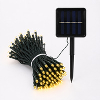 Guirlandes lumineuses solaires à LED avec 8 modes et éclairage automatique au crépuscule pour la décoration de jardin, de patio et de fêtes