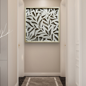 กรอบรูปสี่เหลี่ยมเชือกป่านตกแต่งบ้านสไตล์โมเดิร์นยอดนิยม พร้อมกระจกและเคสหนังรักษ์โลก สำหรับตกแต่งผนัง - Product Image 5