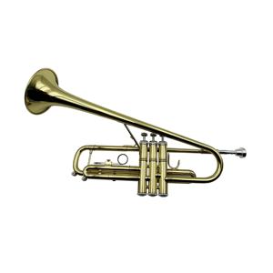 SEASOUND Trumpet nada emas Trompeta kuningan, Trumpet permukaan pernis badan profesional dengan instrumen bel miring - Product Image 6