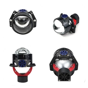 La modification <span class=keywords><strong>automobile</strong></span> et moto de phare laser LED à haute luminosité remplace la lumière universelle à lentille convexe Fisheye W60 - Product Image 2