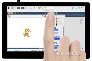 Waveshare หน้าจอสัมผัสขนาด5นิ้ว, 960*544ฝาครอบกระจกนิรภัยเคลือบผิวกระจกนิรภัยเพื่อแสดงสำหรับ Raspberry <span class=keywords><strong>Pi</strong></span> 5/4B/3B - Product Image 2
