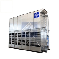 Compresseur évaporatif à eau refroidie par ammoniac, condenseur, 600 kW, ammoniac NH3 R717, réfrigérant pour usine de crème glacée