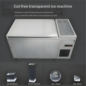 Máquina de <span class=keywords><strong>Hielo</strong></span> Comercial Profesional <span class=keywords><strong>para</strong></span> Bares, con Formas Múltiples: Esferas, Bolas de <span class=keywords><strong>Hielo</strong></span>, Collins, Diamantes, Cuadrados y Cubos Transparentes - Product Image 4