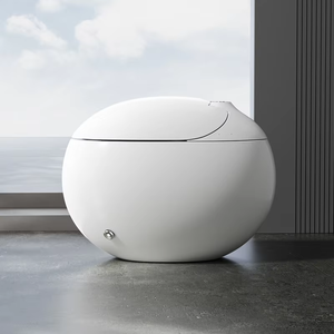 Toilette intelligente en céramique japonaise avec fonction bidet, siège chauffant, télécommande, <span class=keywords><strong>machine</strong></span> de chasse d'eau intelligente, toilette murale portable - Product Image 3